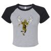Women's Micro Rib Raglan Baby Tee Thumbnail