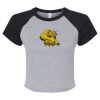 Women's Micro Rib Raglan Baby Tee Thumbnail
