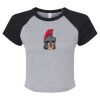 Women's Micro Rib Raglan Baby Tee Thumbnail