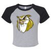 Women's Micro Rib Raglan Baby Tee Thumbnail