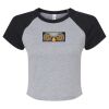 Women's Micro Rib Raglan Baby Tee Thumbnail