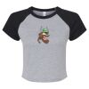 Women's Micro Rib Raglan Baby Tee Thumbnail
