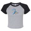 Women's Micro Rib Raglan Baby Tee Thumbnail
