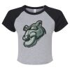 Women's Micro Rib Raglan Baby Tee Thumbnail