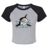 Women's Micro Rib Raglan Baby Tee Thumbnail