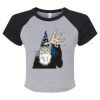 Women's Micro Rib Raglan Baby Tee Thumbnail
