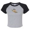 Women's Micro Rib Raglan Baby Tee Thumbnail