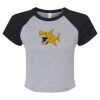 Women's Micro Rib Raglan Baby Tee Thumbnail