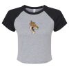 Women's Micro Rib Raglan Baby Tee Thumbnail