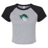 Women's Micro Rib Raglan Baby Tee Thumbnail