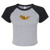 Women's Micro Rib Raglan Baby Tee Thumbnail