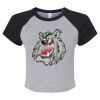 Women's Micro Rib Raglan Baby Tee Thumbnail