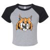 Women's Micro Rib Raglan Baby Tee Thumbnail