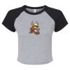 Women's Micro Rib Raglan Baby Tee Thumbnail