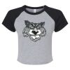 Women's Micro Rib Raglan Baby Tee Thumbnail