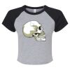 Women's Micro Rib Raglan Baby Tee Thumbnail