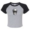 Women's Micro Rib Raglan Baby Tee Thumbnail