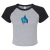 Women's Micro Rib Raglan Baby Tee Thumbnail