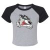 Women's Micro Rib Raglan Baby Tee Thumbnail