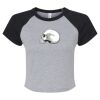 Women's Micro Rib Raglan Baby Tee Thumbnail