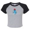 Women's Micro Rib Raglan Baby Tee Thumbnail