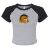 Women's Micro Rib Raglan Baby Tee Thumbnail