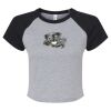 Women's Micro Rib Raglan Baby Tee Thumbnail
