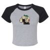 Women's Micro Rib Raglan Baby Tee Thumbnail