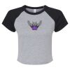 Women's Micro Rib Raglan Baby Tee Thumbnail