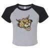 Women's Micro Rib Raglan Baby Tee Thumbnail