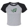 Women's Micro Rib Raglan Baby Tee Thumbnail
