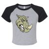 Women's Micro Rib Raglan Baby Tee Thumbnail