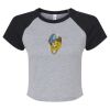 Women's Micro Rib Raglan Baby Tee Thumbnail