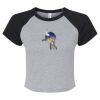 Women's Micro Rib Raglan Baby Tee Thumbnail