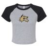 Women's Micro Rib Raglan Baby Tee Thumbnail