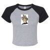 Women's Micro Rib Raglan Baby Tee Thumbnail