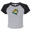 Women's Micro Rib Raglan Baby Tee Thumbnail