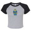 Women's Micro Rib Raglan Baby Tee Thumbnail