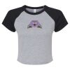 Women's Micro Rib Raglan Baby Tee Thumbnail