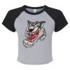 Women's Micro Rib Raglan Baby Tee Thumbnail