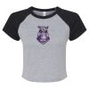 Women's Micro Rib Raglan Baby Tee Thumbnail