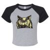Women's Micro Rib Raglan Baby Tee Thumbnail