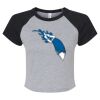 Women's Micro Rib Raglan Baby Tee Thumbnail