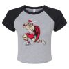 Women's Micro Rib Raglan Baby Tee Thumbnail