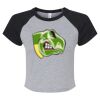 Women's Micro Rib Raglan Baby Tee Thumbnail