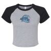 Women's Micro Rib Raglan Baby Tee Thumbnail