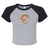 Women's Micro Rib Raglan Baby Tee Thumbnail
