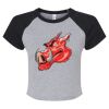 Women's Micro Rib Raglan Baby Tee Thumbnail