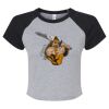 Women's Micro Rib Raglan Baby Tee Thumbnail