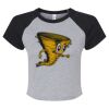 Women's Micro Rib Raglan Baby Tee Thumbnail
